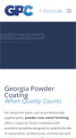 Mobile Screenshot of georgiapowdercoating.com